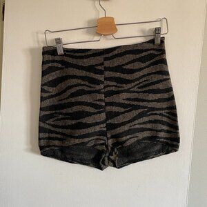 Tiger Print Bike Shorts